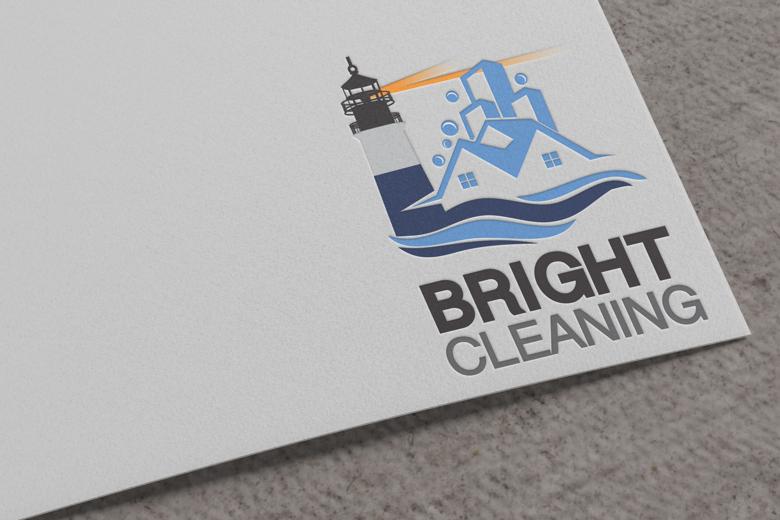 Bright Cleaning - Logo Design