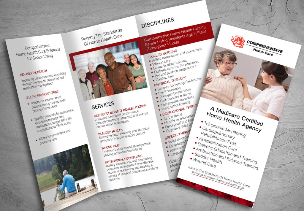 Comprehensive Home Care - Trifold Brochure Presentation