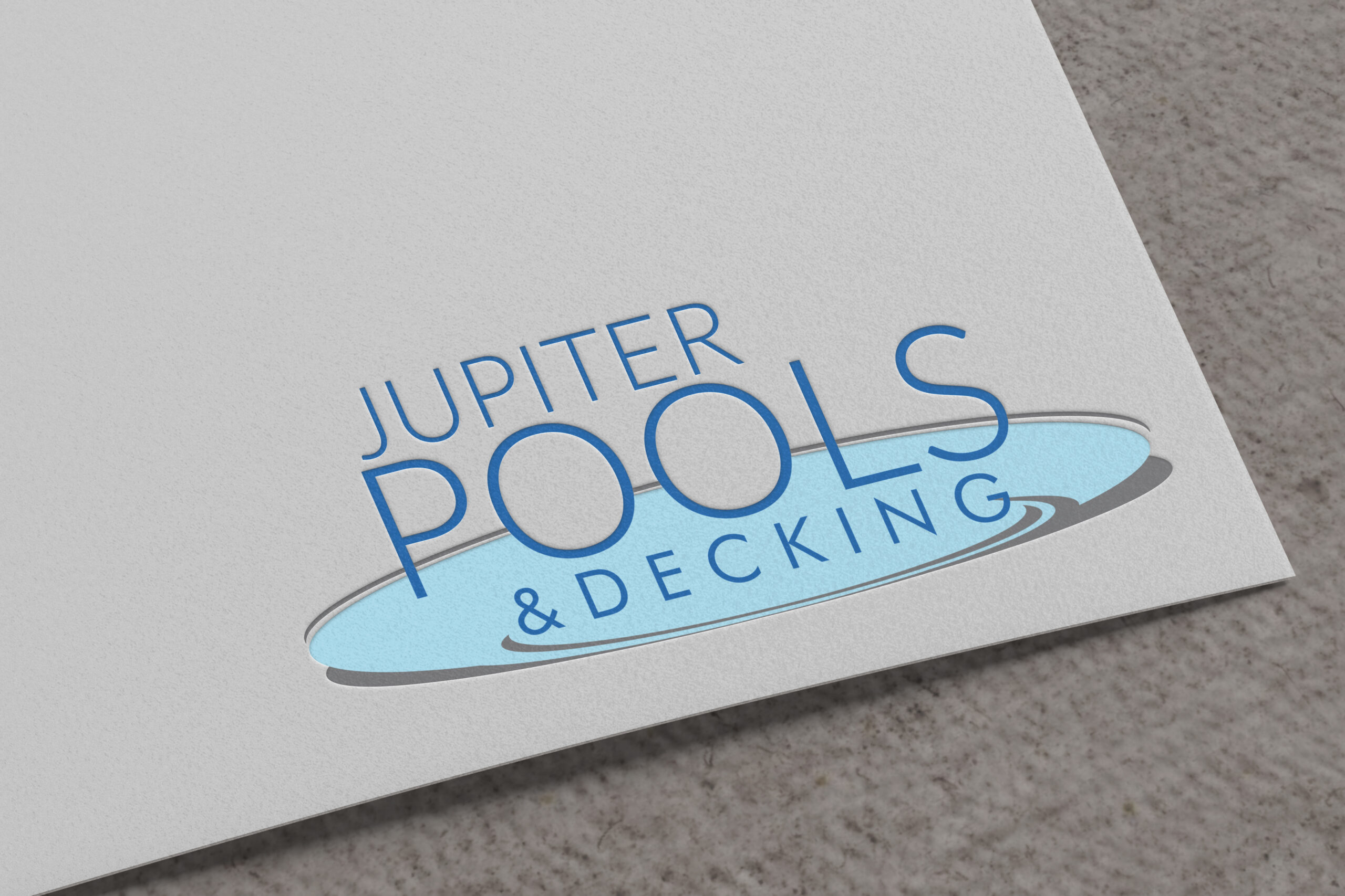 Jupiter Pools & Decking - Logo Design