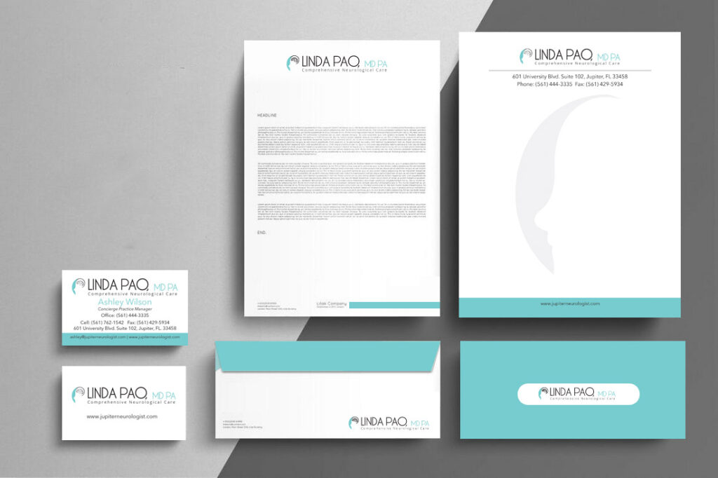 Linda Pao MD PA - Stationery Design Template