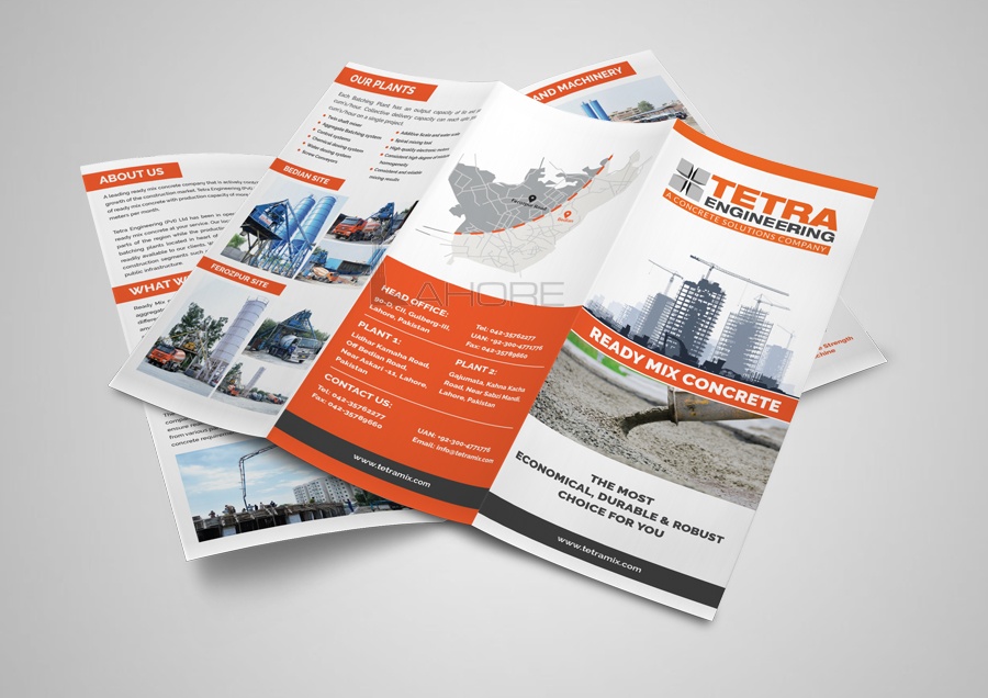 Tetra Engineering - Trifold Brochure Presentation