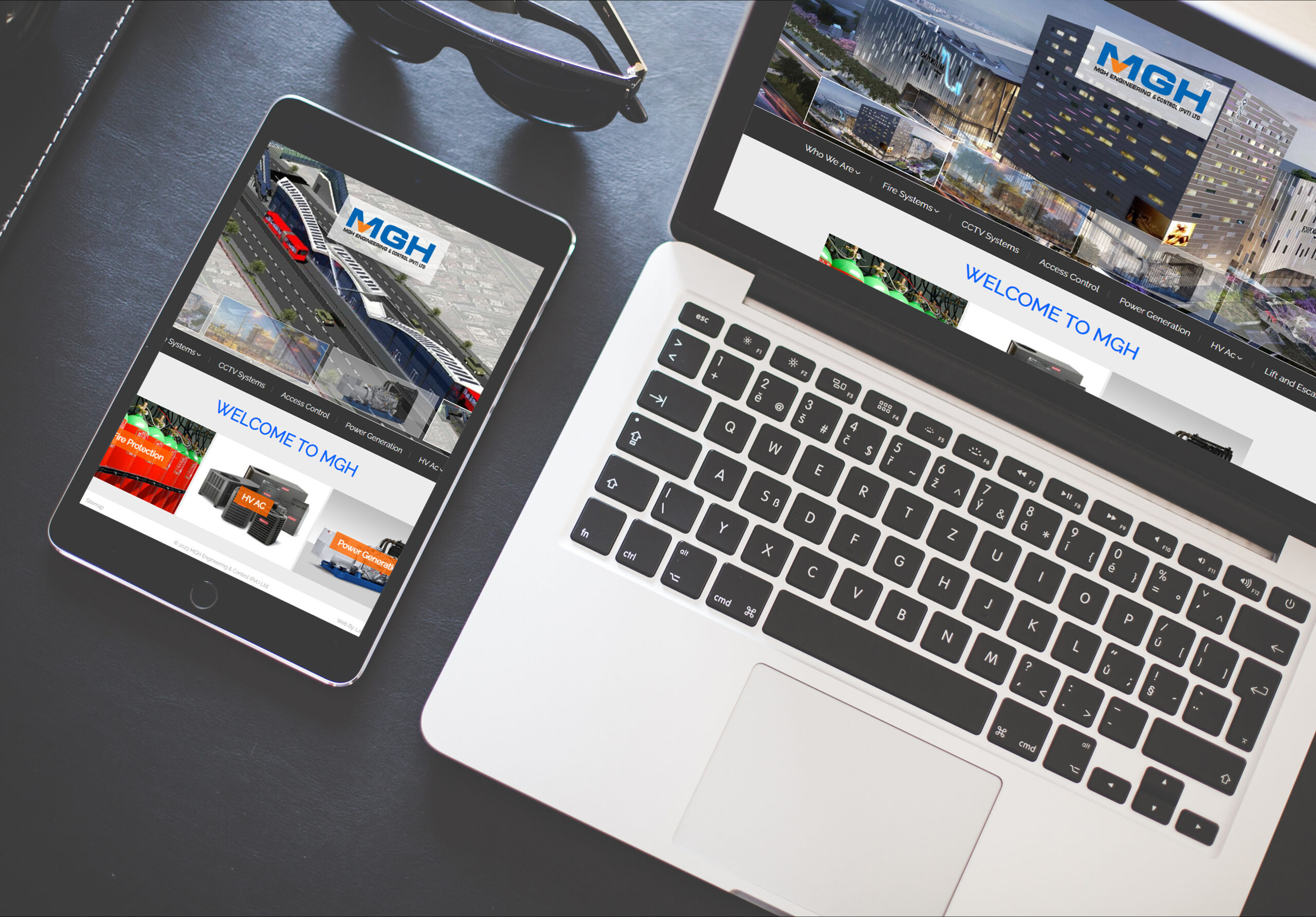 Mgh Engineering & Control - Responsive Web Design in Different Layouts